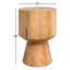 Table d'appoint en teck massif Lecce-1679977339