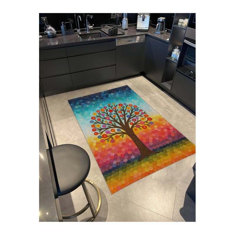 Tapis beige tissé Mosso, 2 pi 6 po x 9 pi 10 po