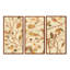 Copper Branches Composition - Ensemble de 3 reproductions d'art encadrées sur toile-111760702-111760703