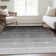 Premium Machine Washable Prisco Black Rug