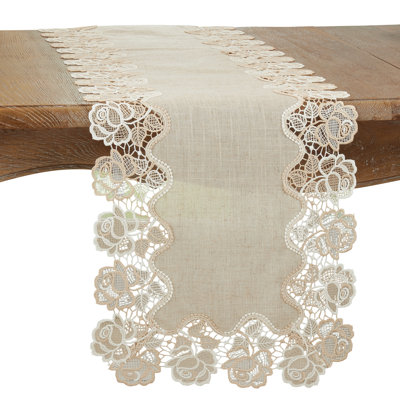 Saro Rectangle Table Runner & Reviews | Wayfair