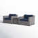 Basden 2 - Person Patio Conversation Sets with Cushions