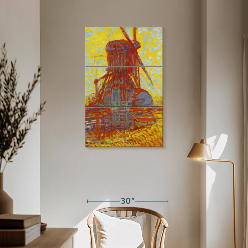 Moulin Avery au soleil, H 57 po x l 36 po