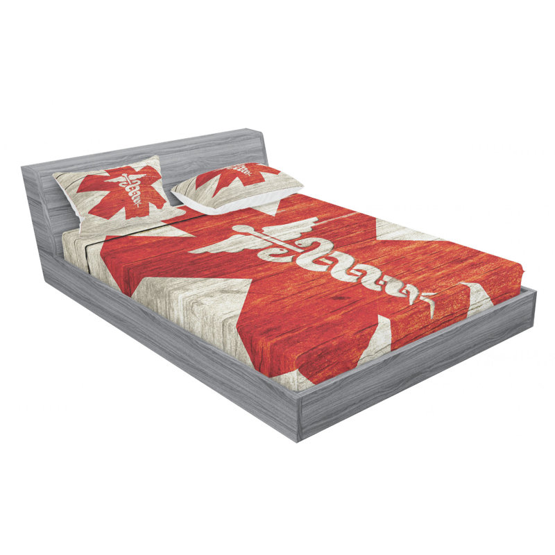Microfiber Sheet Set, Queen Sheet Set with Fitted Sheet