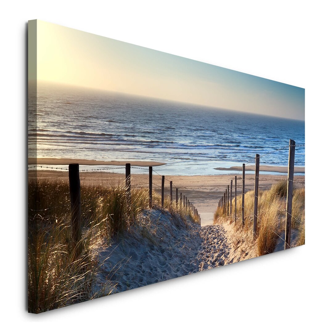 Leinwandbild Niederlande Strand