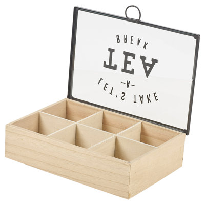 Natur Pur Cory Wood Tea Box