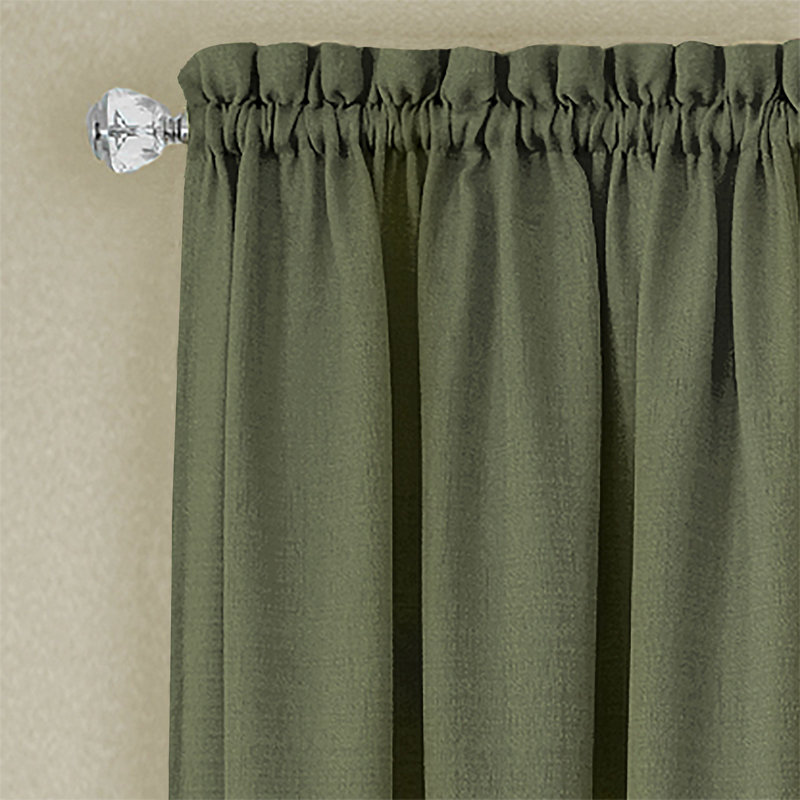 Mackenzie Tailored Window Valance, Green/Camel
