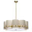 Carousel 4-Light Chandelier, Off-White