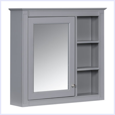 Armoire de rangement murale moderne avec miroir