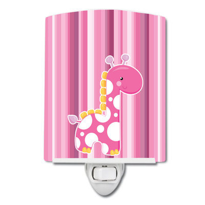 Éclairage de nuit en céramique giraffe