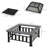 Harter Square Steel Wood Burning Fire Pit with Lid