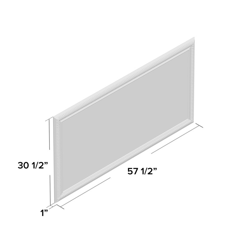 Miroir Asiel, H 57,5 po x l 30,5 po