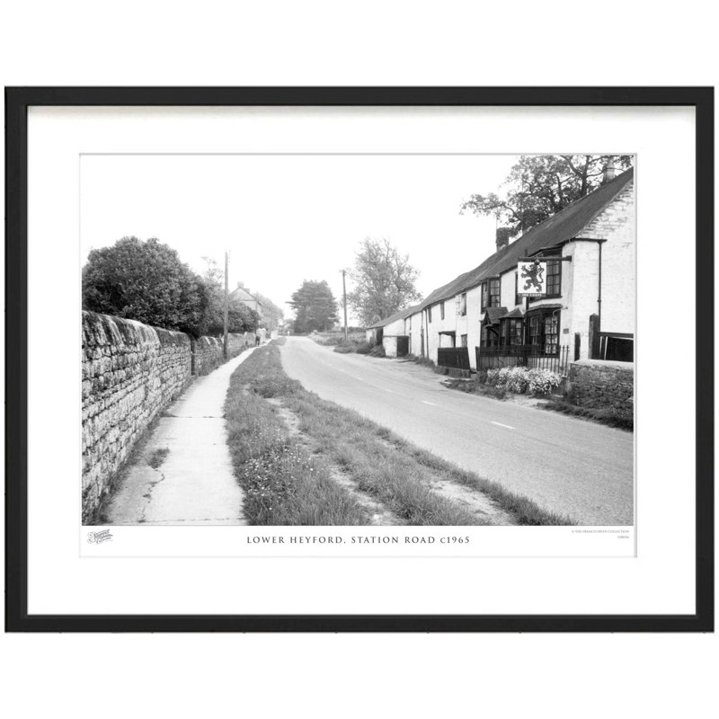 Lower Heyford, Station Road C1965 by Francis Frith - Single Picture Frame Print, 60cm H x 80cm W x 2.3cm D