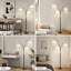 Lampe sur pied arquée à intensité variable 3 lumières avec application et télécommande Smart 80 po-275965013-290191603-273686879