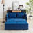 Velvet Multi-position adjustable Sofa with 2 Detachable Arm Pockets-457133296-456917977