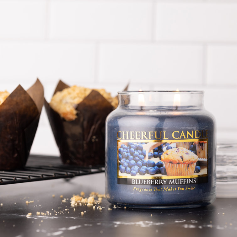 Blueberry Muffin Pillar Candles