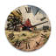 Horloge murale en bois massif Sturbridge-407347254