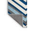  Tapis lavable rayé bleu clair et gris clair-1040909899
