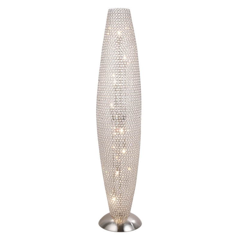 Lampe sur pied colonne 57 po Geziena