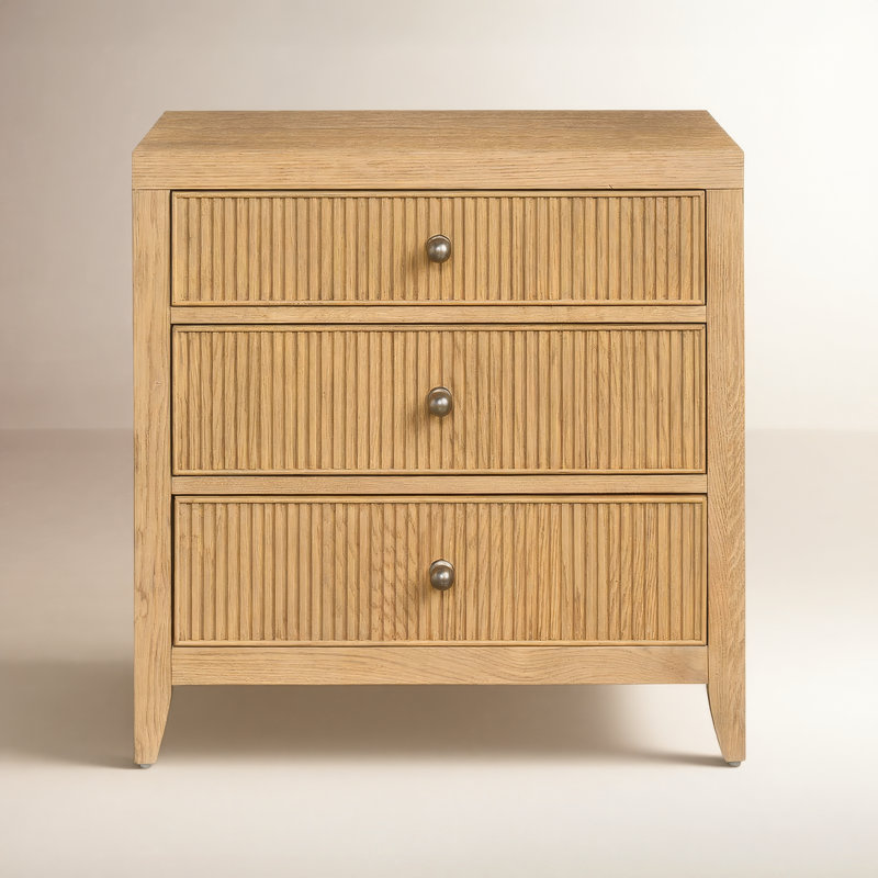 Avaline Carmen 3 - Drawer Nightstand, Skylark