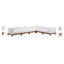 Imperia 131" Wide Outdoor Right Hand Facing Patio Sectional with Cushions