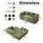 Boneless Foldable Modular Corduroy Sofa Bed, Convertible With Deep Seat And Soft Cushions, No Assembly Required-444923656-447708842