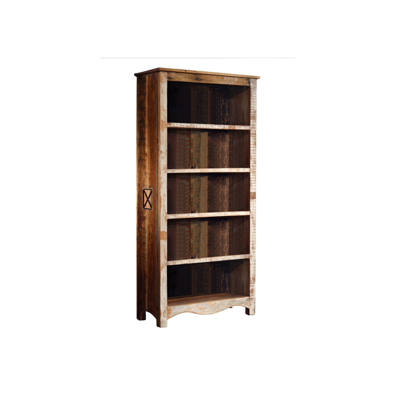 Nature Of Spirit 190cm H x 90cm W Solid Wood Standard Bookcase