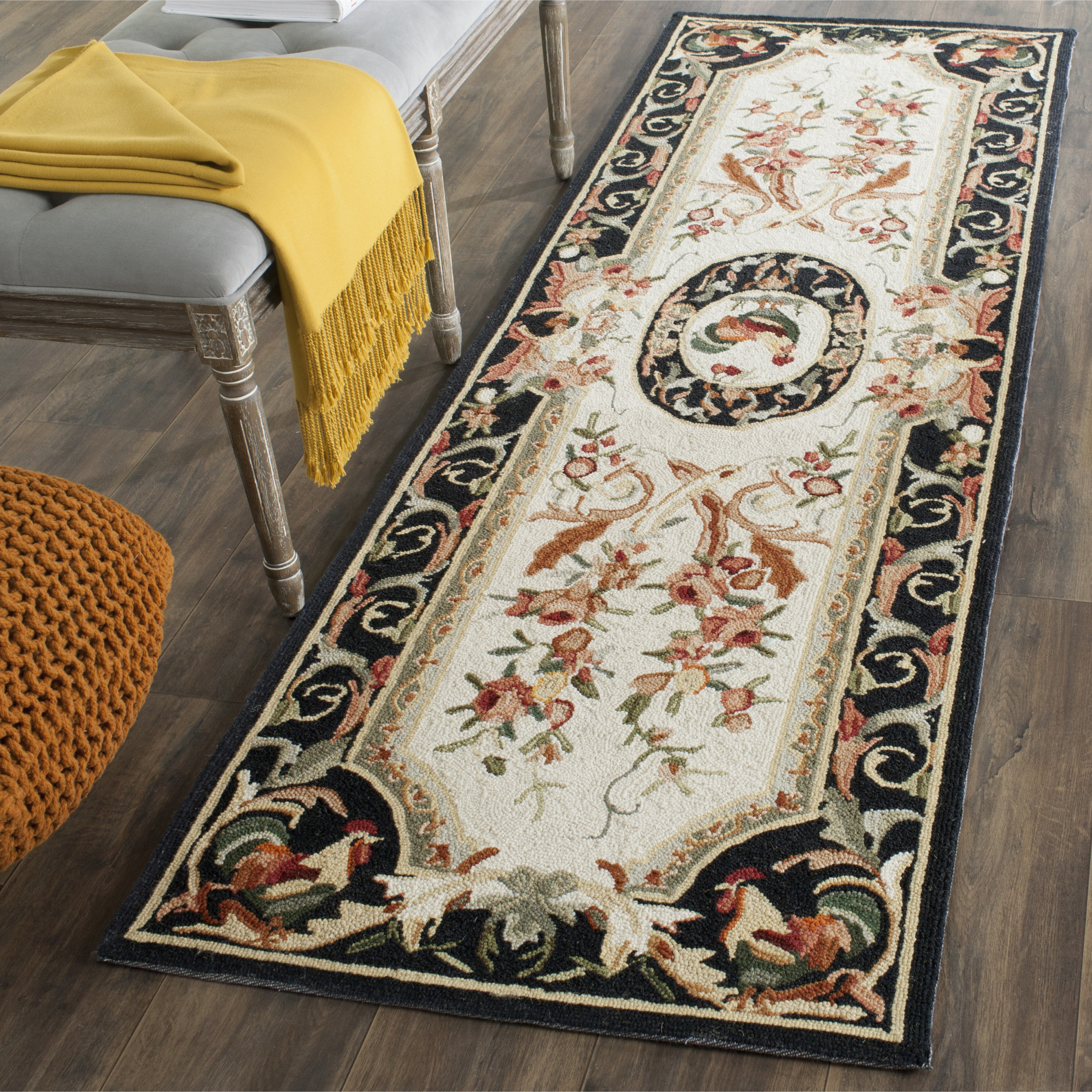 Safavieh Chelsea Hand Hooked Wool Floral Rug Wayfair