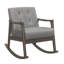 Fauteuil capitonné en similicuir de 37,5 po Odelle-436324409