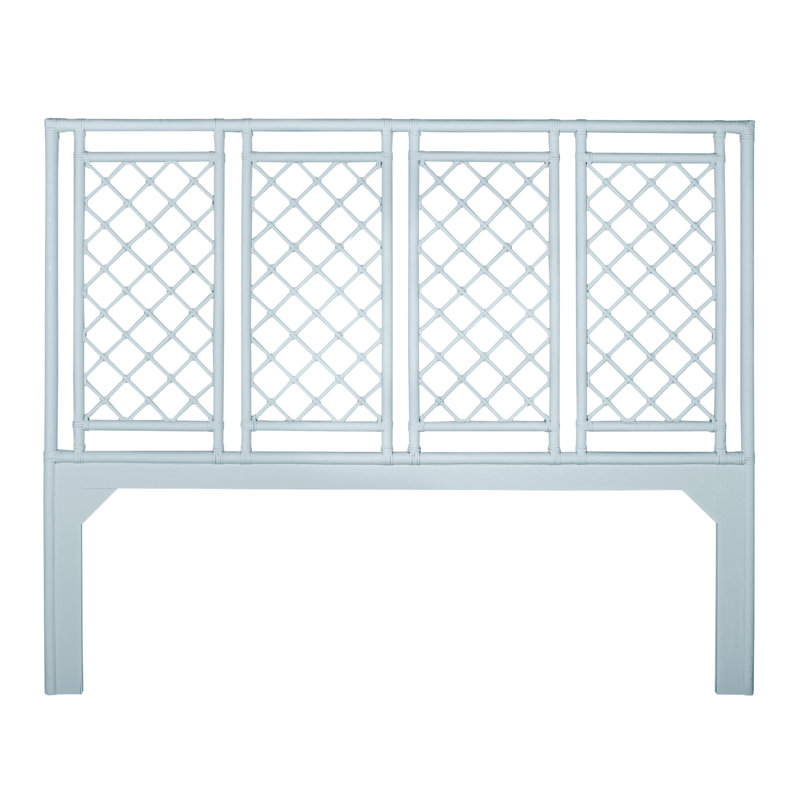 Low Profile Standard Bed, Queen, Light Blue