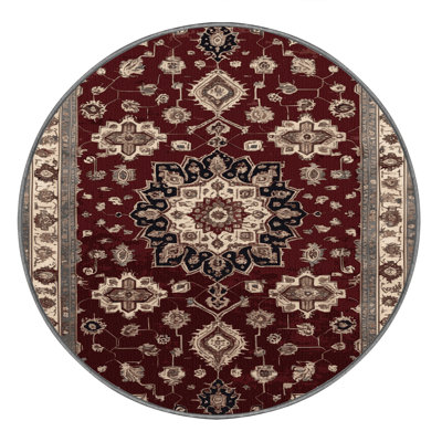 Machine Washable Persian Grey Area Rug