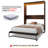 Murphy Wall Bed With LED Lights, No Box Spring Needed, For Home Office-1767657326-1769099605