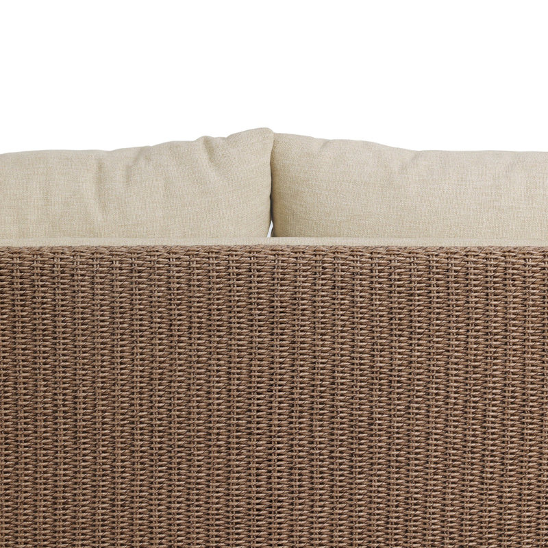 Cabot Outdoor Sofa-96''-Alessi Buff