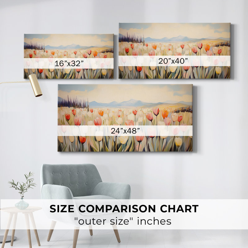 Botanical Series-CLVI- Gallery Wrapped Canvas -Ready to Hang, 16" H x 32" W