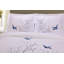 Housse de couette brodée 100% coton avec 2 taies décoratives Superior Swallow-532667010-536374865