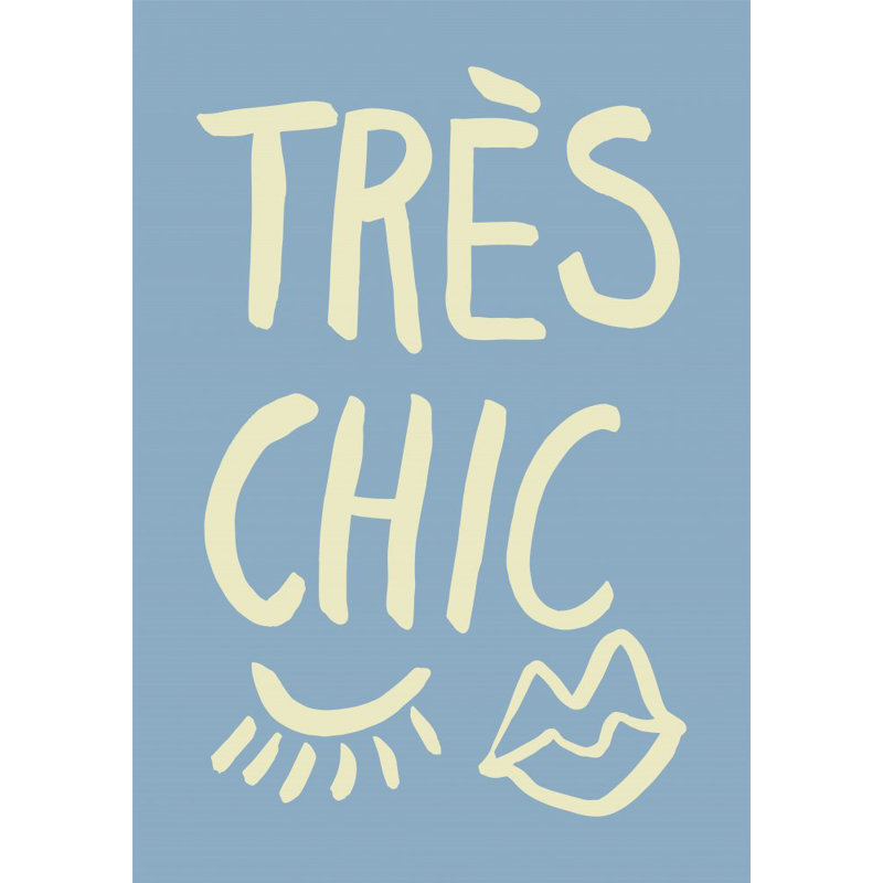 TrAus Chic, 76.2 cm H x 50.8 cm W, Blue