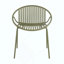 Ensemble de salle à manger d'extérieur moderne 7 pièces avec chaise empilable-1382095167