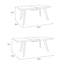 Belluno Extendable Metal Base Dining Table