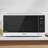 Panasonic 1.6-cu. ft. Inverter Microwave in White, 1250W, Countertop Microwave with Inverter