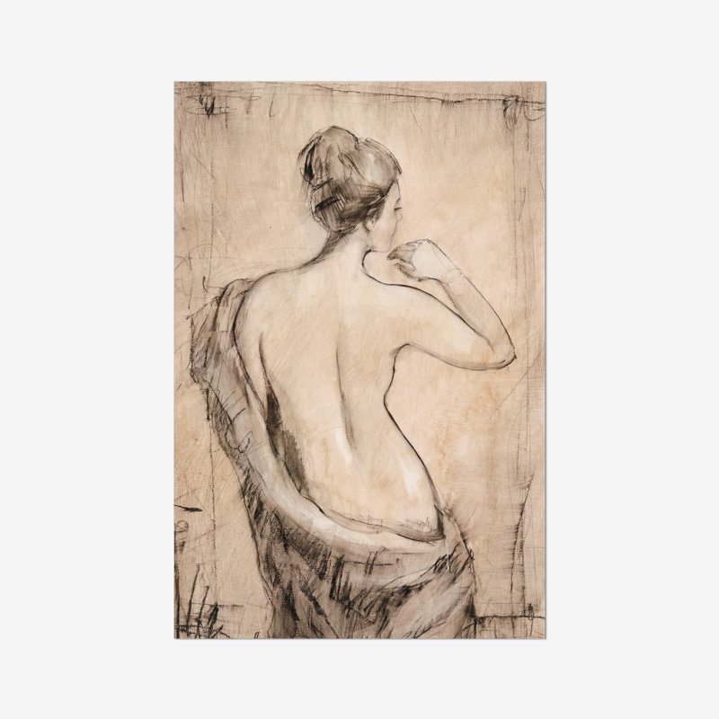 Nude Study II by Timothy O' Toole - Painting, 30cm H x 20cm W, Wrapped Canvas