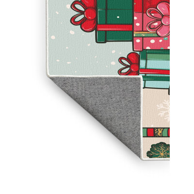 Tapis de Noël hiver lavable Ginza Six