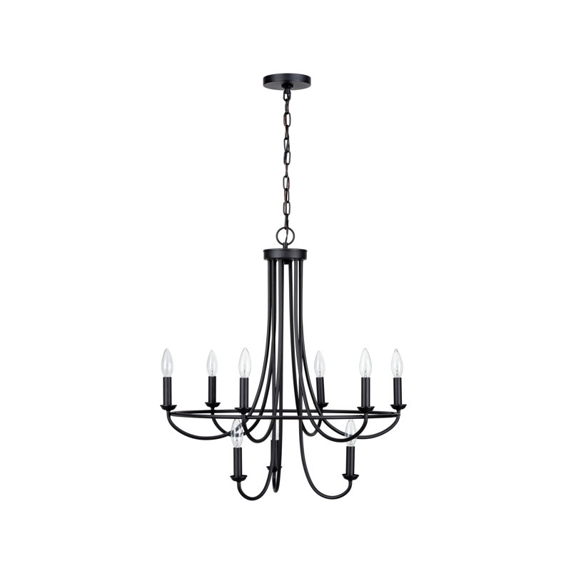 Ahsha 9-Light Tiered Candle-Style Chandelier