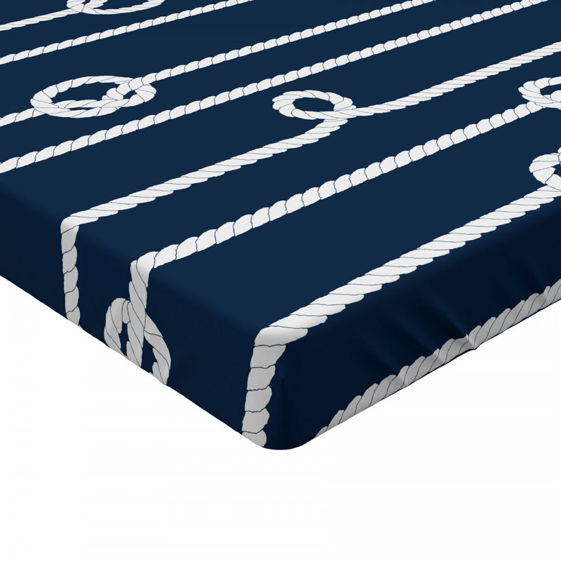 Microfiber Striped Fitted Sheet, Twin Fitted Sheet