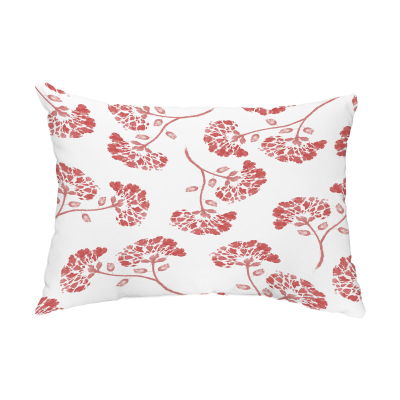  Housse et insert de coussin rectangulaire April, Orange