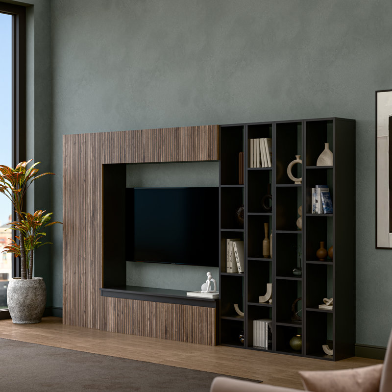 Napoli Entertainment Centre, Brown/Black