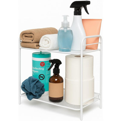 2-Tier Under Sink Pull-Out Organizer – Multi-Purpose Cabinet Storage For Kitchen And Bathroom