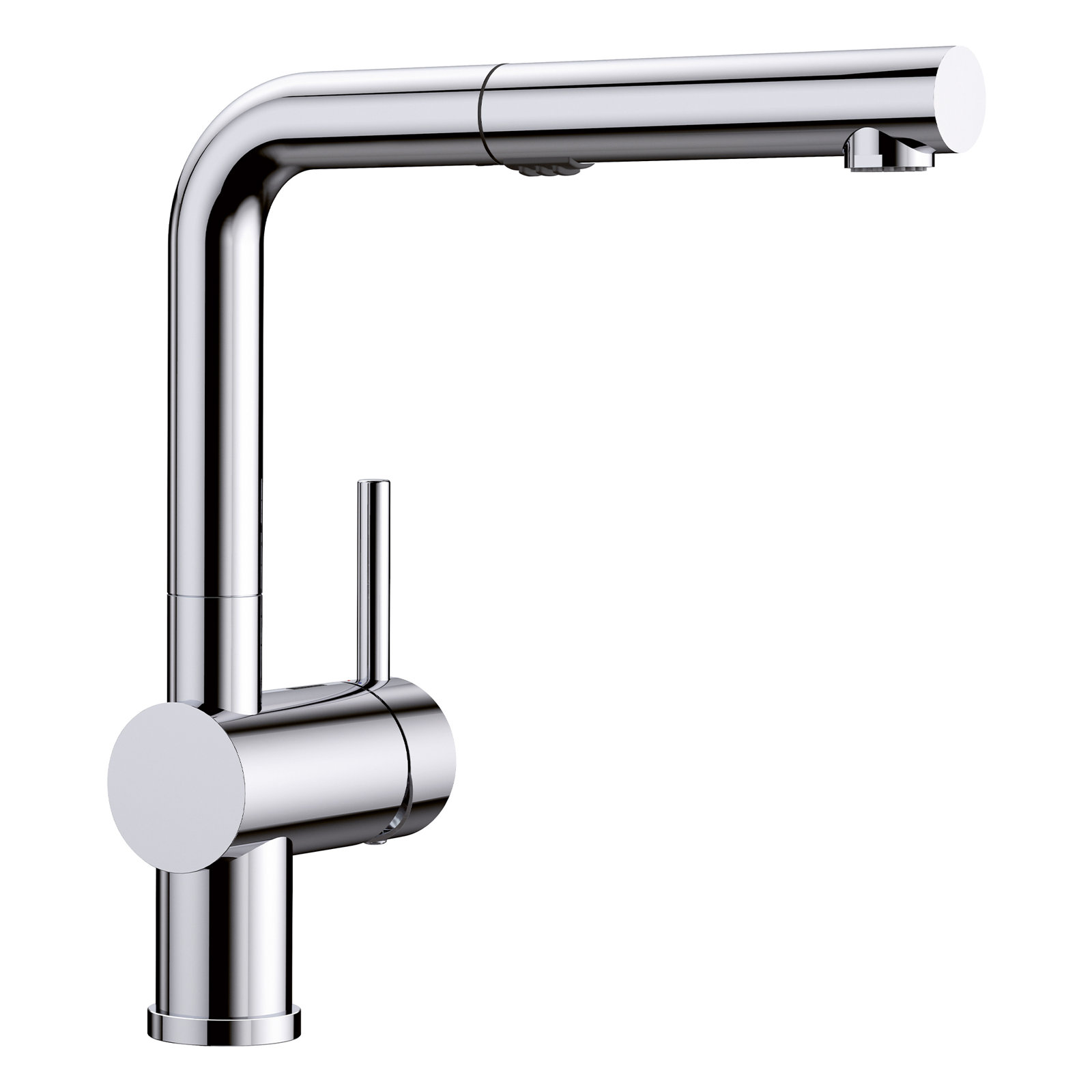 Linus Low Arc Pull-Out Dual-Spray Kitchen Faucet, Chrome