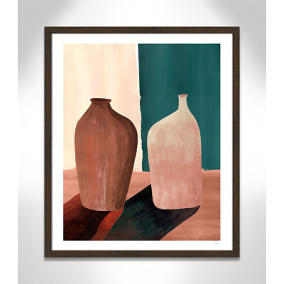 Contrast Pots Print par Violets Print House