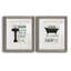 «Invigorating Soak», ensemble de 2 reproductions d'art textuel-1668317829-1668317839-1668317834