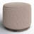 Acker 22" Wide Round Standard Ottoman-1528410943